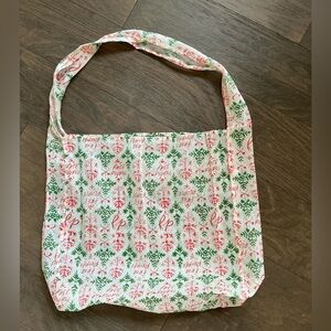 Free People Festive Green and Red Tote THIS YEAR